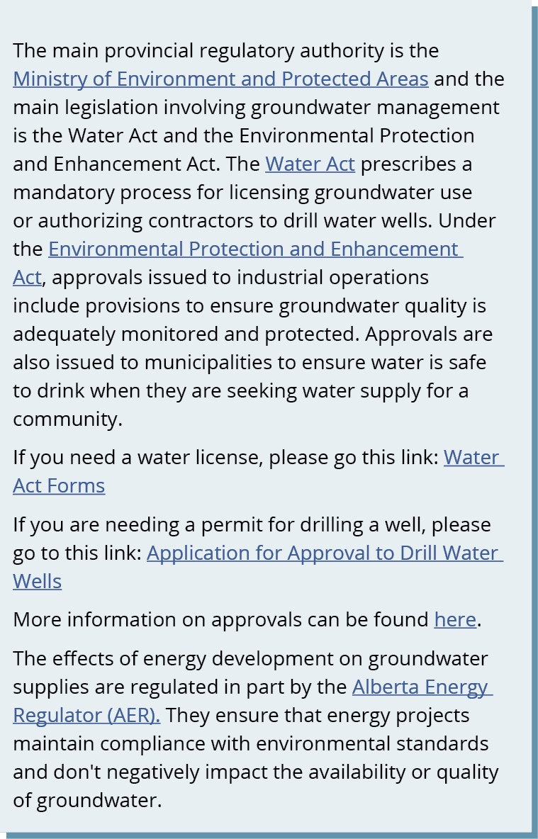 The main provincial regulatory authority is the Ministry of Environment and Protected Areas and the main legislation ...